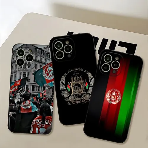 Afghanischen Afghanistan Flagge Telefon Fall Luxus Design Für Apple Iphone 14 Pro Max 12 Mini 11 13