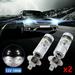 SUKIY 2X H1 100W Car Led Headlight Bulbs Fog Lights Super Bright White Light Universal