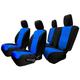 TLH Custom Fit Seat Covers for 2007-2018 Jeep Wrangler JK 4DR Blue Neoprene Car Seat Covers Full Set Seat Cover Waterproof Car Seat Protector Interior Accessories Automotive Seat Covers for SUV