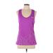 FILA Active T-Shirt: Purple Activewear - Women's Size Large