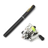 OWSOO Pocket Collapsible Fishing Rod Reel Combo Pen Fishing Pole Kit Telescopic Fishing Rod Reel Combo Kit