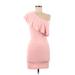 H&M Cocktail Dress - Mini: Pink Dresses - Women's Size 6