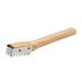 Fish Scales Brush and Wooden Handle Seafood Tools with Stainless Steel Sawtooth for Fast Scales Peeling Home Cooks Chef