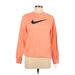 Nike Active T-Shirt: Orange Activewear - Women's Size Medium