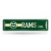 Rico Industries College Colorado State Rams Metal Street Sign 4 x 15 Home DÃ©cor - Bedroom - Office - Man Cave