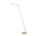 FL25558-BG-Kuzco Lighting-Miter - 11W LED Floor Lamp-55.5 Inches Tall and 9.88 Inches Wide-Brushed Gold Finish