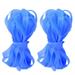 Hemoton 2PCS Widen Skipping Rope Toy Thickening Stretchy Rope Toy Extra-curricular Rubber Band Skipping Toys Sports Jumping Rope Toys for School Playing Blue