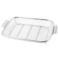 Fusipu Stainless Steel Grill Basket Stainless Steel Grill Basket Durable Easy to Even Heating Holes Perfect for Outdoor Grilling Roasting Capacity Grill