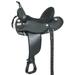 70HS HILASON Western Horse Trail Show Saddle Synthetic Pleasure Riding Black