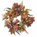 Nearly Natural 24 in. Pumpkin and Berry Wreath 24 in.