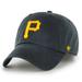 Men's '47 Black Pittsburgh Pirates Franchise Logo Fitted Hat