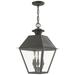 Wentworth 3 Light Charcoal Outdoor Large Pendant Lantern