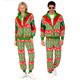 Widmann - Kostüm Trainingsanzug mit Weihnachtsmotiv, Merry Christmas Party, Weihnachtskostüm, Xmas, 80er Jahre Outfit, Jogginganzug