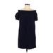 Old Navy Casual Dress - Midi: Blue Solid Dresses - Women's Size Medium