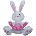 Gemmy Industries Airblown White Easter Bunny Polyester in Pink/White | 42.1 H x 33.4 W x 25.5 D in | Wayfair G-46554