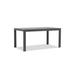 Wade Logan® Brayle Babie Rectangular 63" L x 35.5" W Outdoor Dining Table Metal in Gray/Brown | 29.5 H x 63 W x 35.5 D in | Wayfair