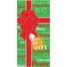 The Holiday Aisle® PMU Christmas Bow Light Up Door Cover 30" x 60" (1/pkg) Pkg/1 Plastic | 8 H x 6 W x 4 D in | Wayfair