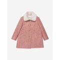 Bonpoint Girls Temaggie Wool Coat In Pink Size 8 Yrs