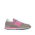 New Balance Girls Girl's Junior 574 Trainers in Grey Suede - Size UK 3