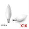 10 pièces/lot E14 E27 LED bougies ampoules AC 220V lumière LED lustre lampe 3W 6W 7W 9W chambre lampe décoration lumière économie d'énergie JP