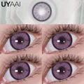 UYAAI Color Contact Lenses for Eyes Korean Lens Natural Big Eye Lenses Brown Lenses Blue Eye Contact