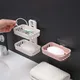 Wall Hanging Soap Box Drain Soap Holder Bathroom Accessories Suction Cup Soap Dish Tray Soap Dish