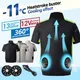 Blouson de Motard pour Homme et Femme avec Ventilateur d'Été Rafraîchissant avec Chargeur USB