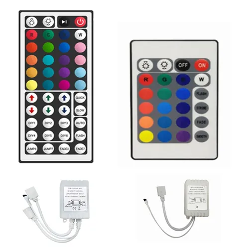 DC12V Led Controller 44 Keys LED IR RGB Controler box 1 zu 2 Controller Ir-fernbedienung Dimmer Für