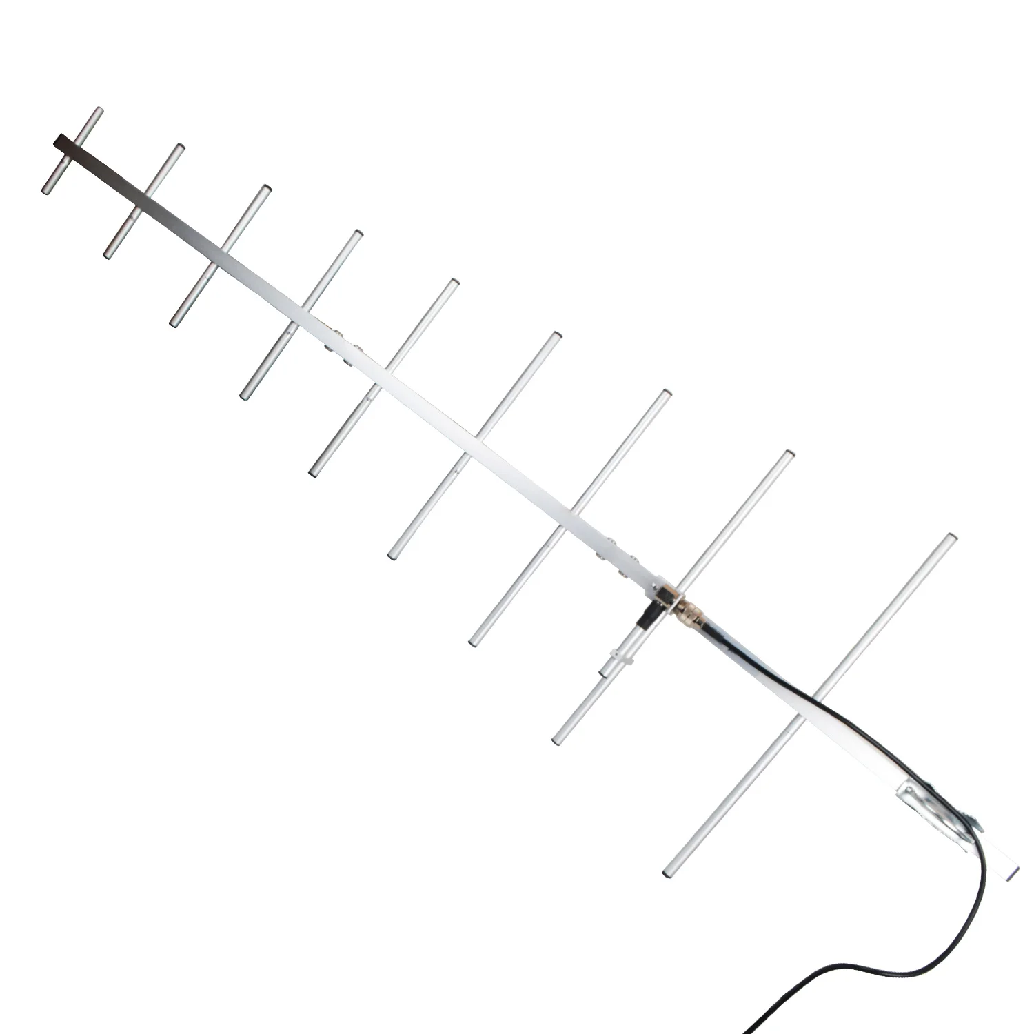 Walkie Talkie Yagi Gamma-Antenne UHF 430–450 MHz 9 Elemente 150 Watt 13 dB High Gain 1180 mm Boomlänge Image