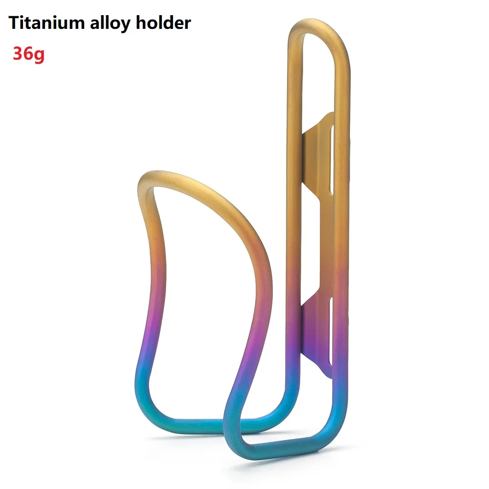 Ultraleicht Titan Fahrrad Wasser Flasche Käfig Flasche Halter MTB Rennrad Flasche Halterung Flasche Rack Halter Image
