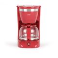 Cafetière filtre 12 tasses 800w rouge - Livoo - dod163rc - rouge