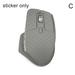 Senza Fretta Sweat Resistant Pad Mouse Skin Side Sticker For MX 3: Master L6S1