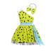 Tosmy Girls Dresses Toddler Kids Girls Dog Bones Historical Cavegirl Mesh Tulle Dress Princess Outfits Kids Party Dresses