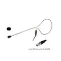 Headset Microphone Single Earhook Cardioid Mic XLR 4Pin For Shure Wireless Black