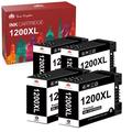 Tonerkingdom PGI 1200XL Ink For Canon 1200XL Ink Cartridge Canon PGI-1200XL High Yield Ink 4 Black