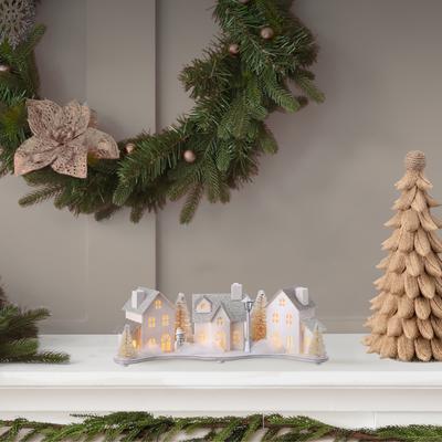 12" Cardboard Xmas In The Village
