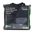Ascot Premium Extra Large(8-10 seater) Rectangular Patio Set Cover - 320 X 190 X 80 (H) cm Deep Black