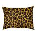 East Urban Home Seattle Throwback Football Outdoor Dog Pillow Metal in Red/Black/Yellow | Large (30" W x 40" D x 5" H) | Wayfair