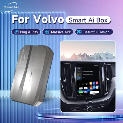 HEYINCAR-Smart AI Box Android Auto CarPlay sans fil pour Volvo XC40 2023 S60 90 V40 Netflix
