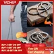 Tactical 10MM Steel Chain Buddha Beads Self Defense Hand Bracelet Necklace EDC Outdoor Tools Self