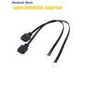 17CM 5V 3Pin ARGB Interface Adapter 4/6PIN Jack Adapter Cable For COOLMOON Controller Compatible