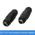 DC ADAPTER 5.5*2.1mm FEMALE TO FEMALE CONNECTOR 5.5mm x 2.1mm F/F COUPLER 2-PACK