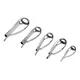 1.8MM - 3.6MM Fishing Rod Pole Guides SIC Ring Tips Top Eye Rings Repair Accessories Spinning