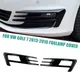 For Volkswagen VW Accessories Golf 7 2013 2014 2015 2016 Front Bumper Splitter Canards Fog Light