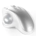 Bluetooth Trackball Mouse 3-Device Connection Ergonomic Wireless Mouse Rechargeable 2.4G Mouse for