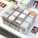 Korean Acrylic transparent Storage Box Blind box Card Kpop Photocard Storage Box Photo Card