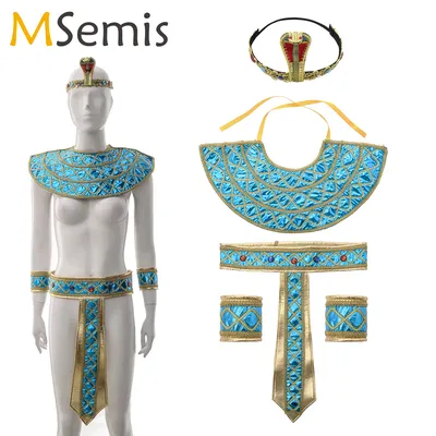 Halloween-Kostüme, alter Pharao, Ägypten, König, ägyptische Kleopatra, Königin, Kostümzubehör, Image
