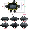 IP68 Wasserdicht Junction Box 2 Weg 3 Weg 4-15mm Stecker Drüse Elektrische 24A 450V Versiegelt