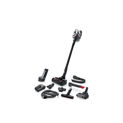 Bosch Serie 8 BSS825ALL Stabstaubsauger/Elektrischer Besen Akku Trocken Beutellos Schwarz, Weiß 5 Ah