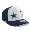 Men's New Era Gray/Navy Dallas Cowboys 2023 Sideline Low Profile 59FIFTY Fitted Hat